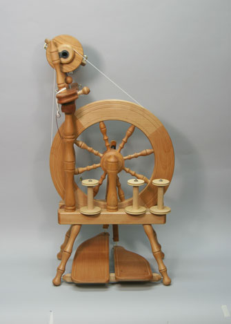 Traveler spinning wheel, single drive with Jumbo Flyer photo of Ashford Traveler spinning wheel, single drive with Jumbo flyer