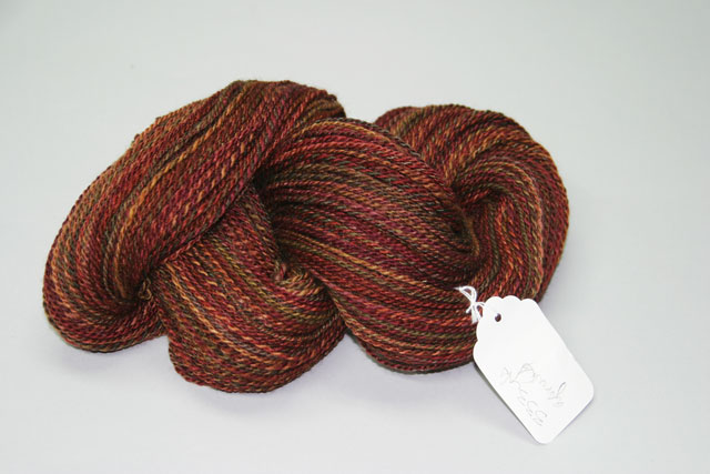 Handspun Yarn For Weaving Photo of yarn spun specifically for weaving