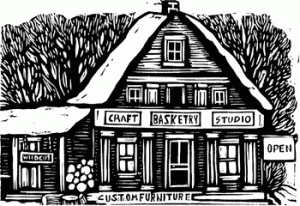 Logo used for Vermont Craft Council's Open Studio Weekend events