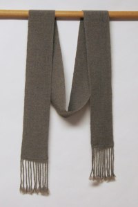 photo of Yak Scarf , 69" x 3", handspun and handwoven by Joanne Littler, Pine Ledge Fiber Studio, Fairfax, VT
